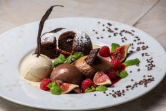Fondant chocolat cœur framboise